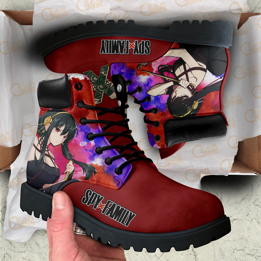 Spy x Family Yor Forger Boots Anime Custom Shoes