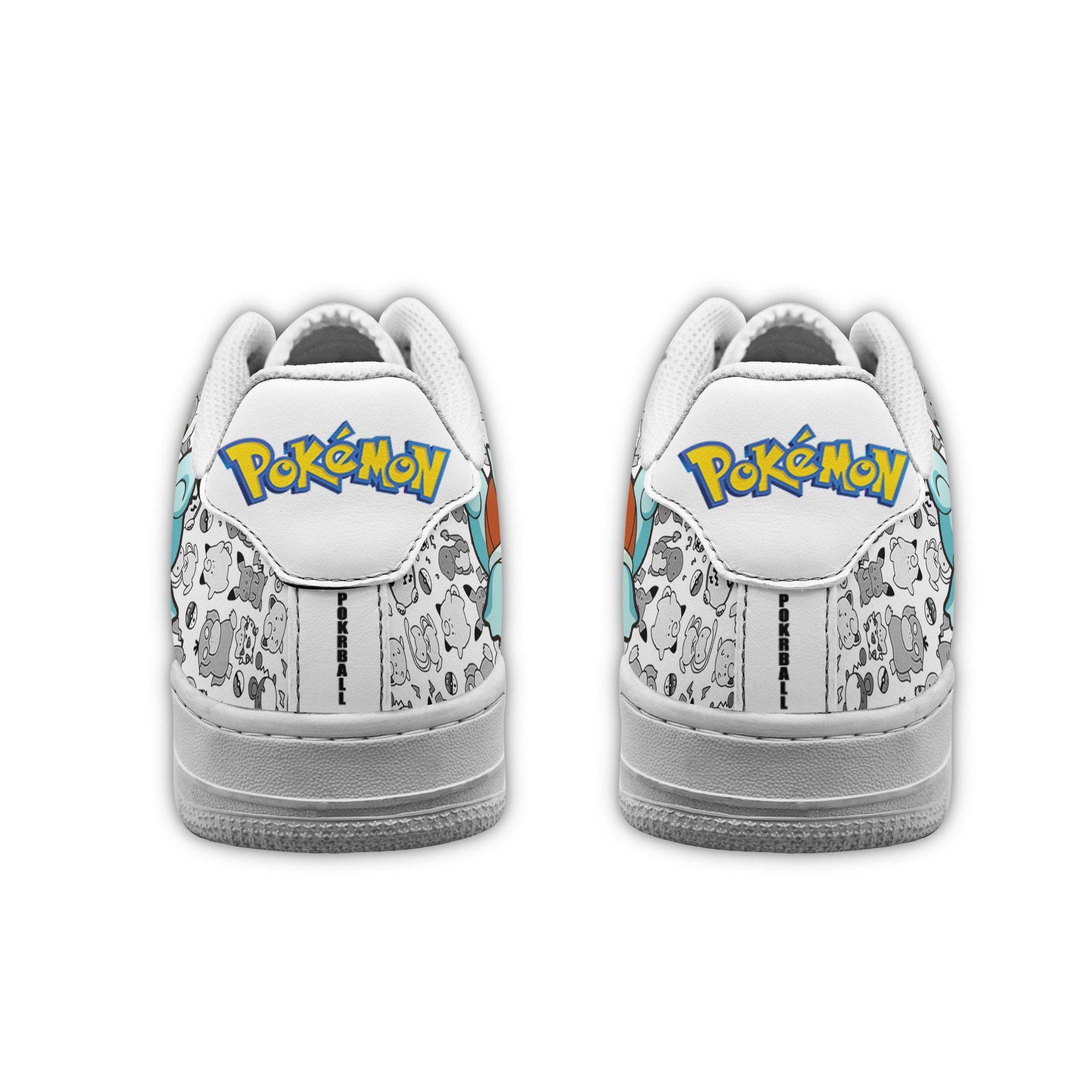 Squirtle Air Sneakers Custom Anime Pokemon Shoes