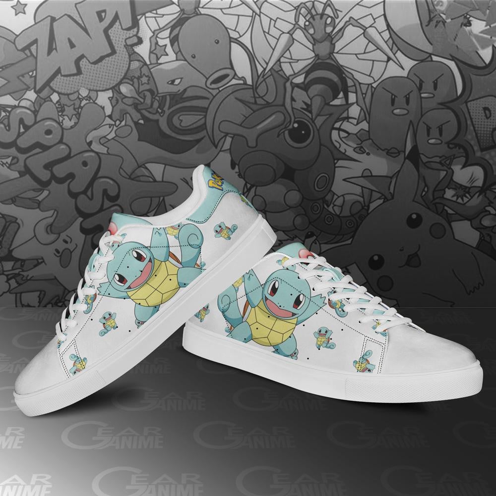 Squirtle Skate Shoes Pokemon Custom Anime Shoes