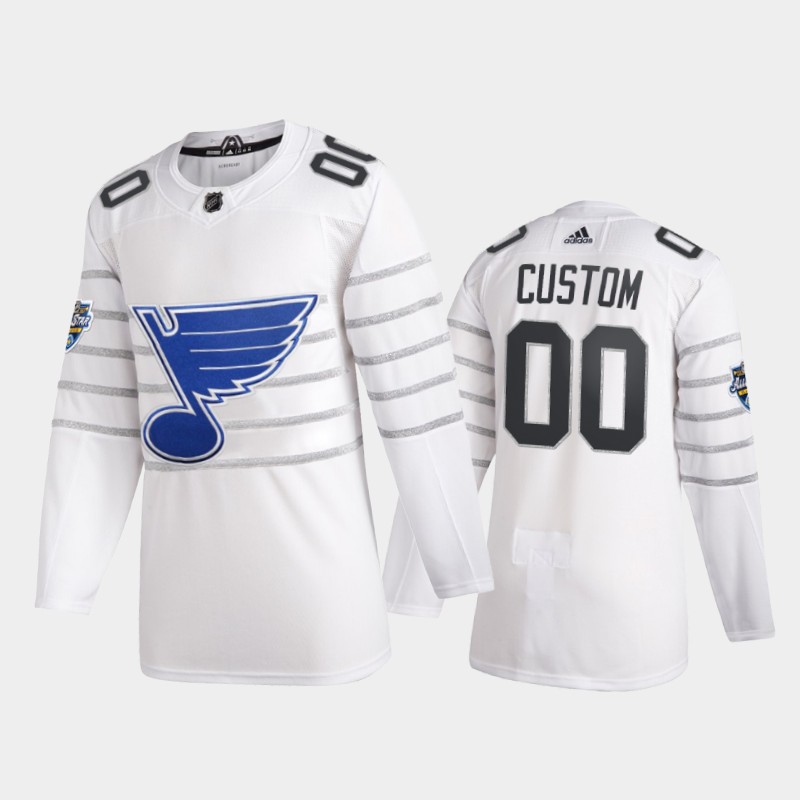 St. Louis Blues Custom #00 2020 NHL All-Star Game White Jersey
