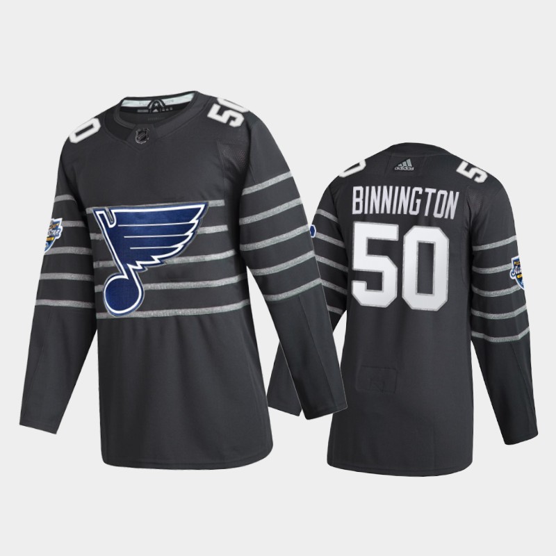 St. Louis Blues Jordan Binnington #50 2020 NHL All-Star Game Gray Jersey