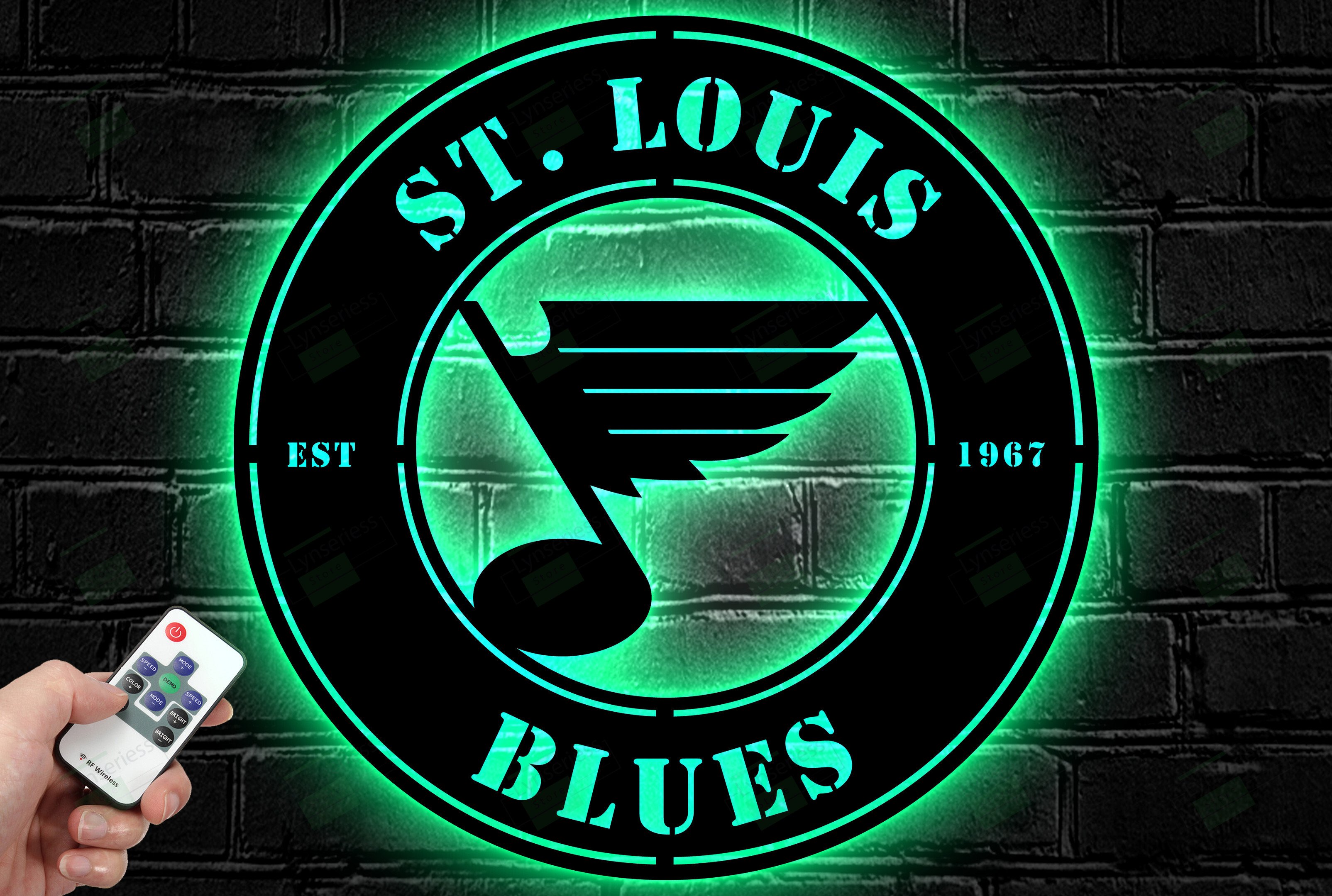 St. Louis Blues Metal Sign – Led Light Sign NHL