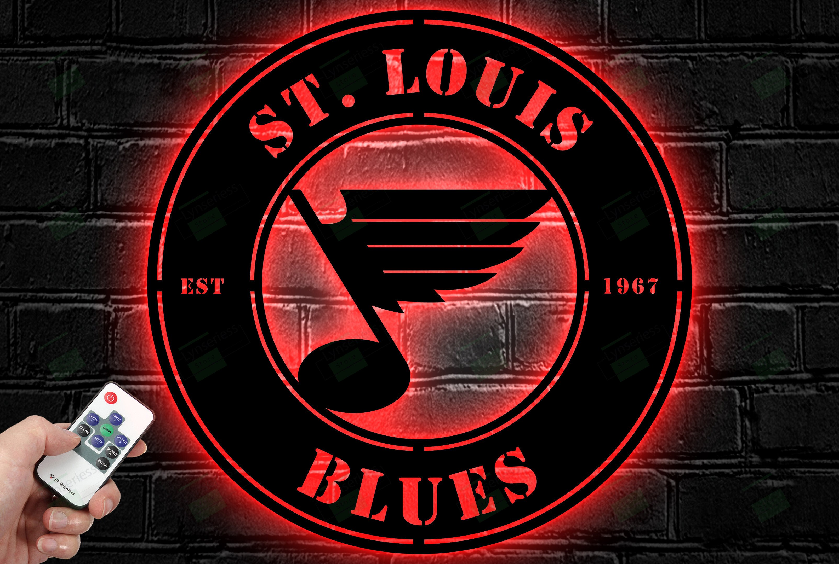 St. Louis Blues Metal Sign – Led Light Sign NHL