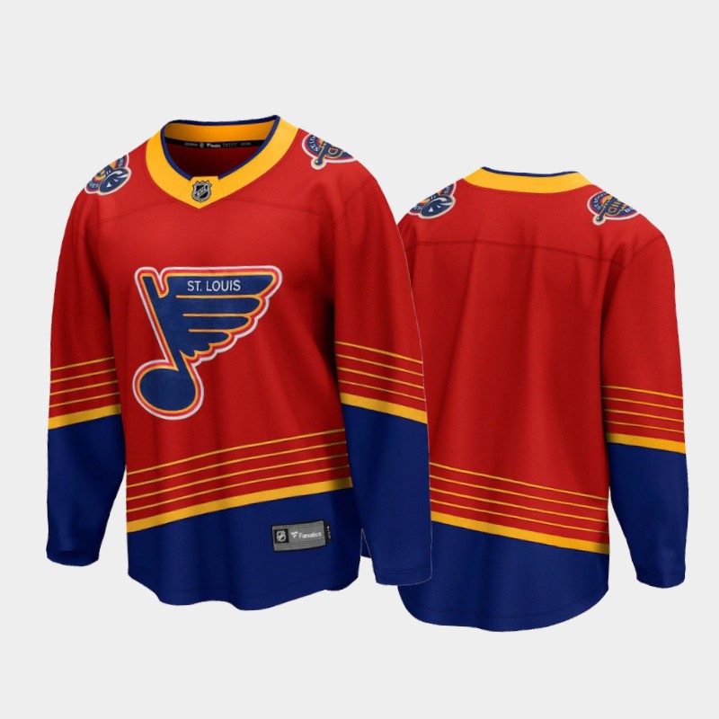 St. Louis Blues Special Edition Red 2020-21 Breakaway Blank Jersey
