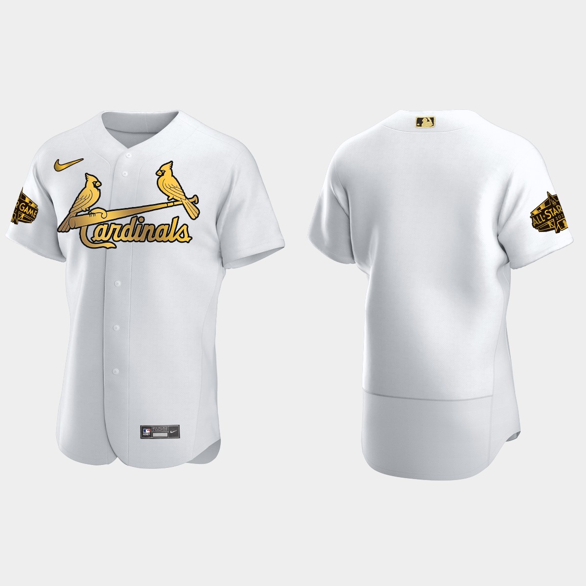 St. Louis Cardinals 2022 MLB All-Star Game Jersey - White Gold