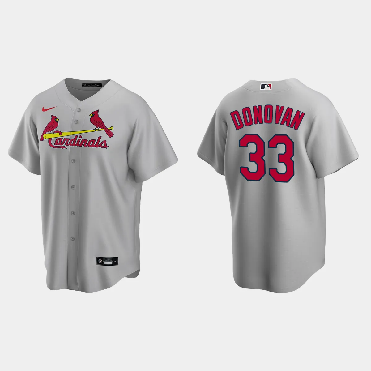 St. Louis Cardinals Brendan Donovan Road Jersey - Gray