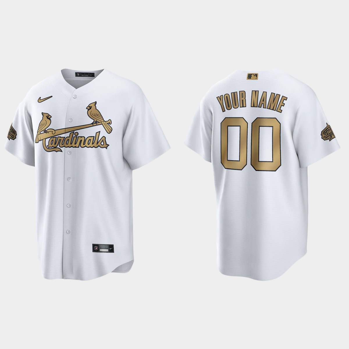 St. Louis Cardinals Custom 2022 MLB All-Star Game Jersey - White