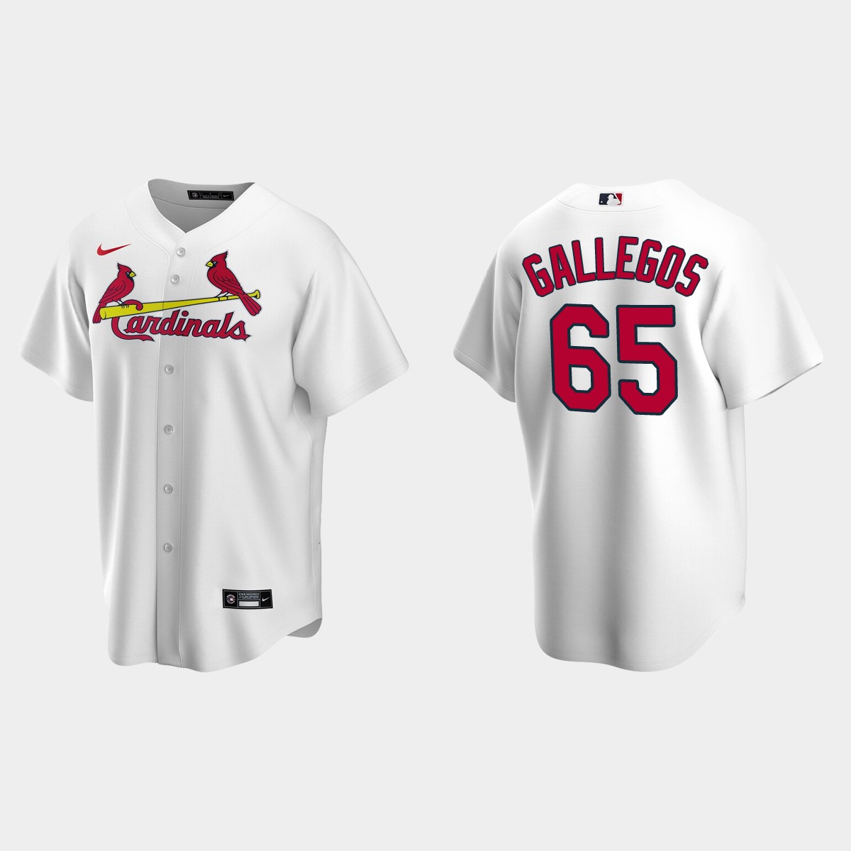 St. Louis Cardinals Giovanny Gallegos Home Jersey - White