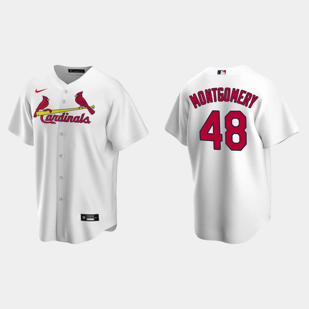 St. Louis Cardinals Jordan Montgomery Home Jersey - White