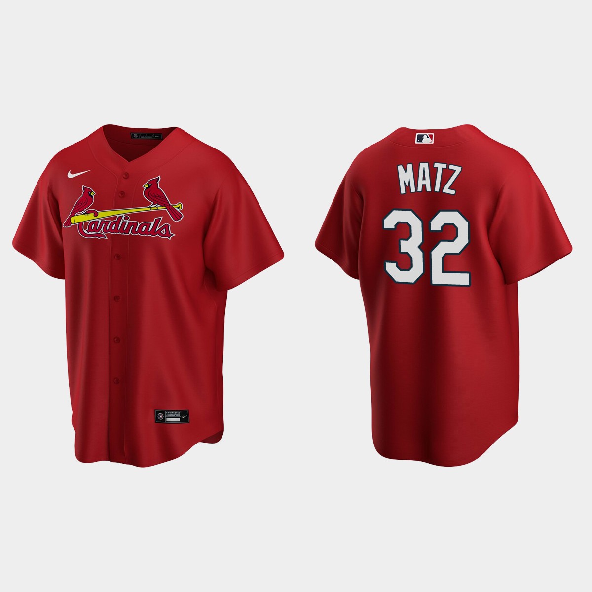 St. Louis Cardinals Steven Matz Alternate Jersey - Red