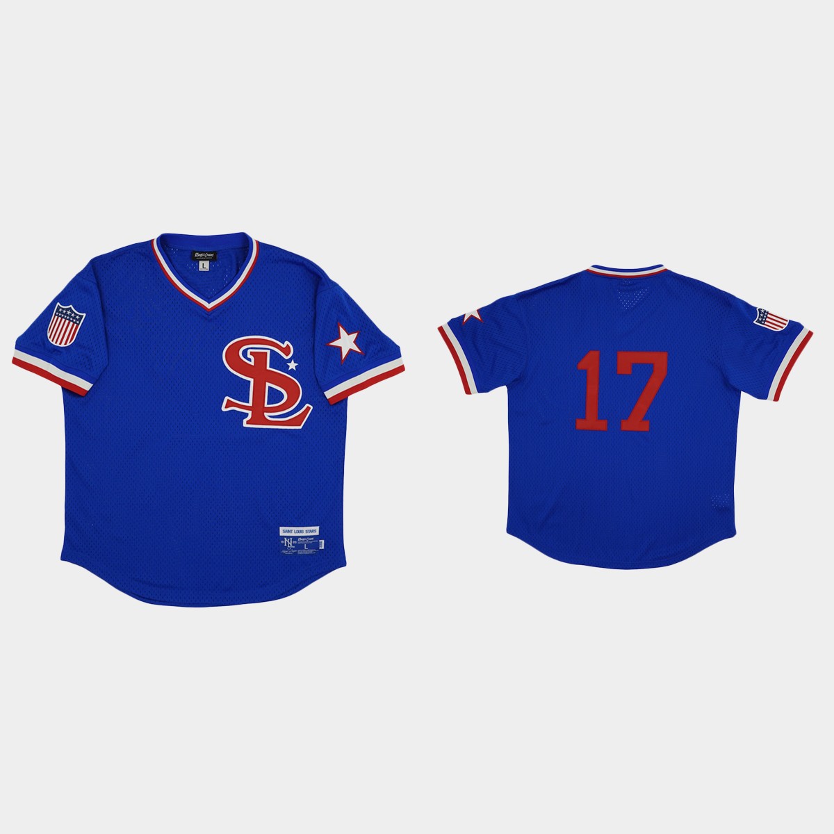 St. Louis Stars #17 Rings And Crwns Mesh Jersey - Royal