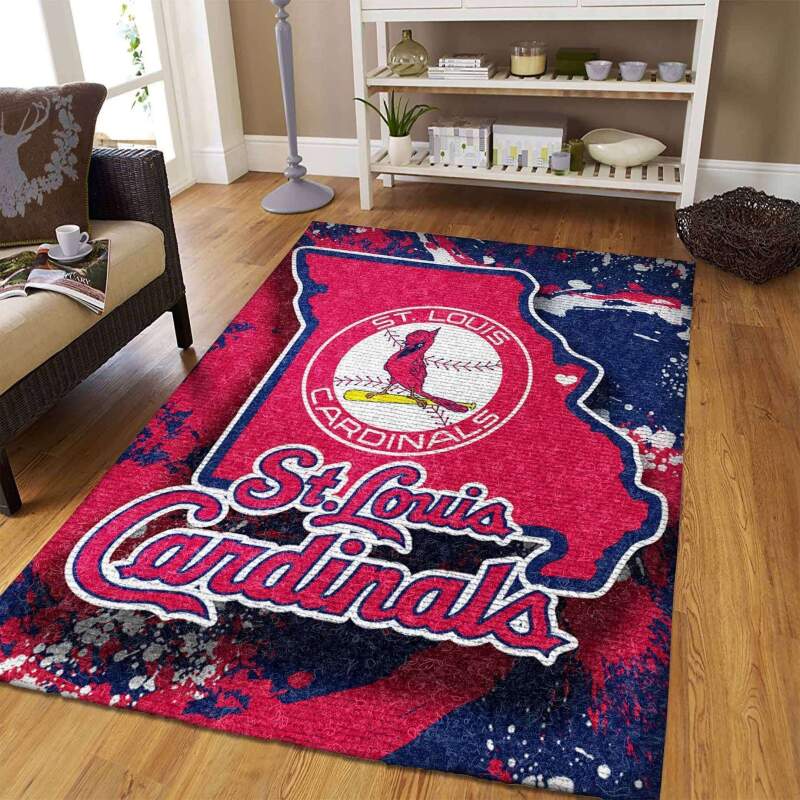 St.louis Cardinals Living Room Area Rectangle Rug
