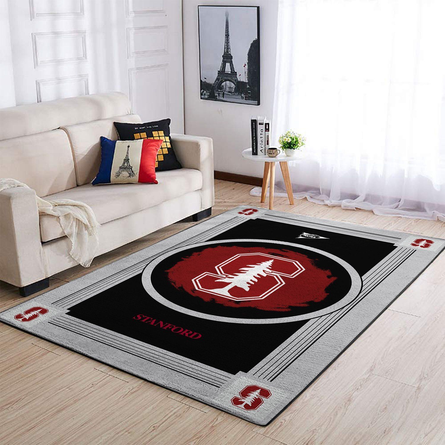 Stanford Cardinals Living Room Area Rectangle Rug
