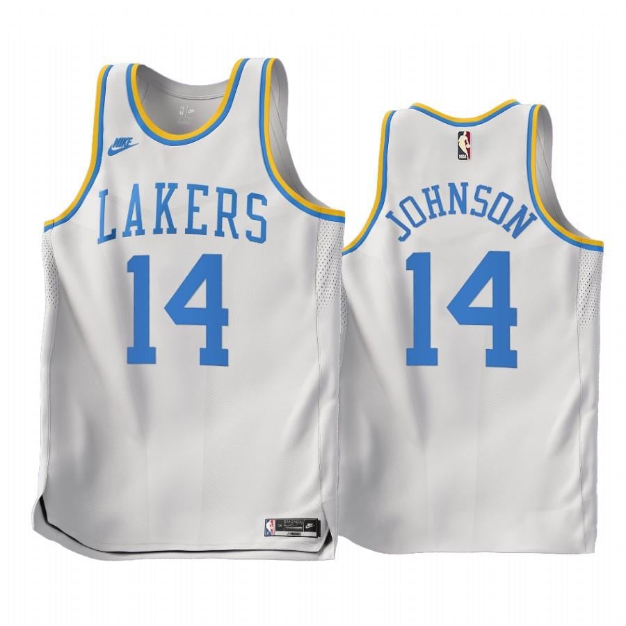 Stanley Johnson 14 Los Angeles Lakers 2022-23 Classic Edition White Jersey – Men Jersey