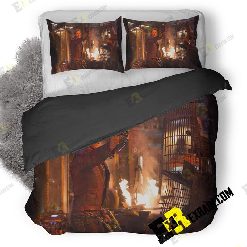 Star Lord Avengers Infinity War R7 3D Customized Duvet Cover Bedding Set