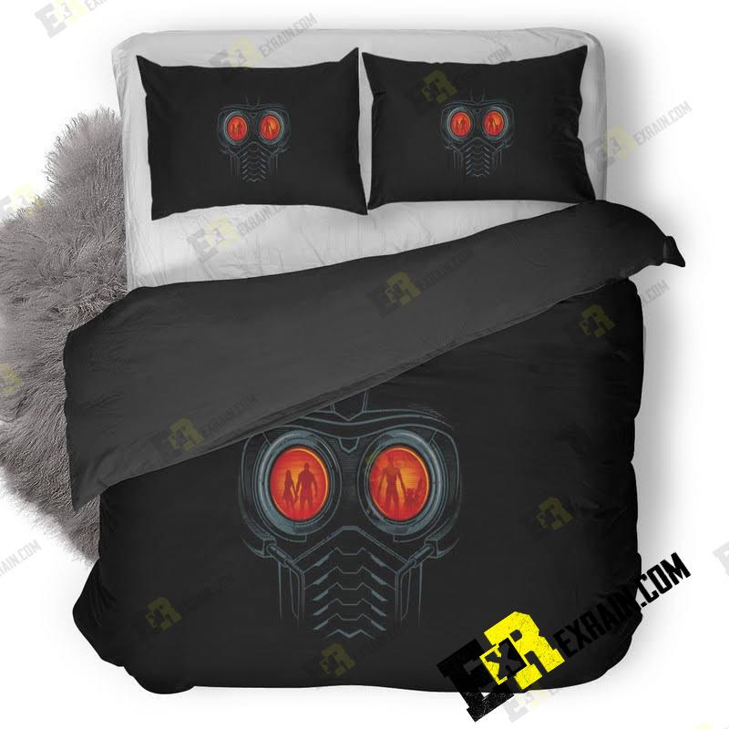 Star Lord Mask Hd 3D Customized Duvet Cover Bedding Set
