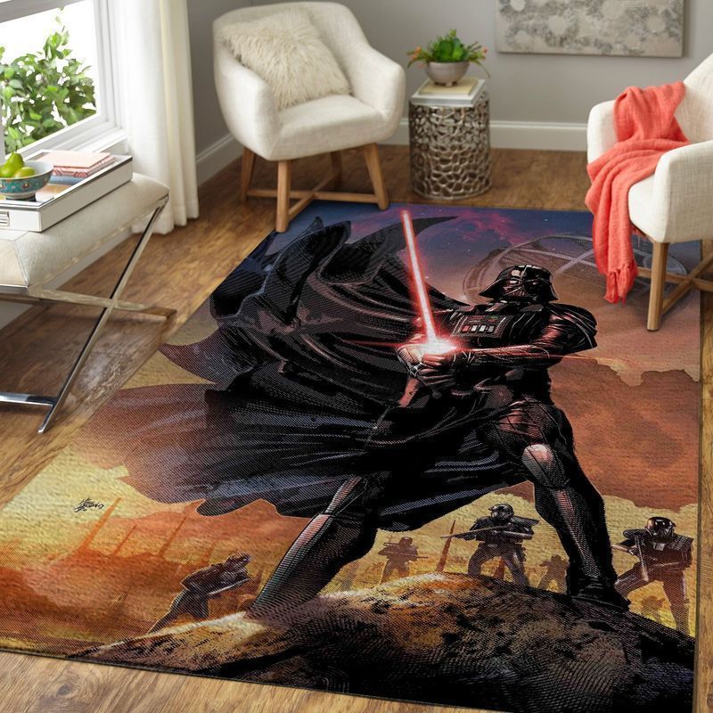 Star War Living Room Area Rectangle Rug