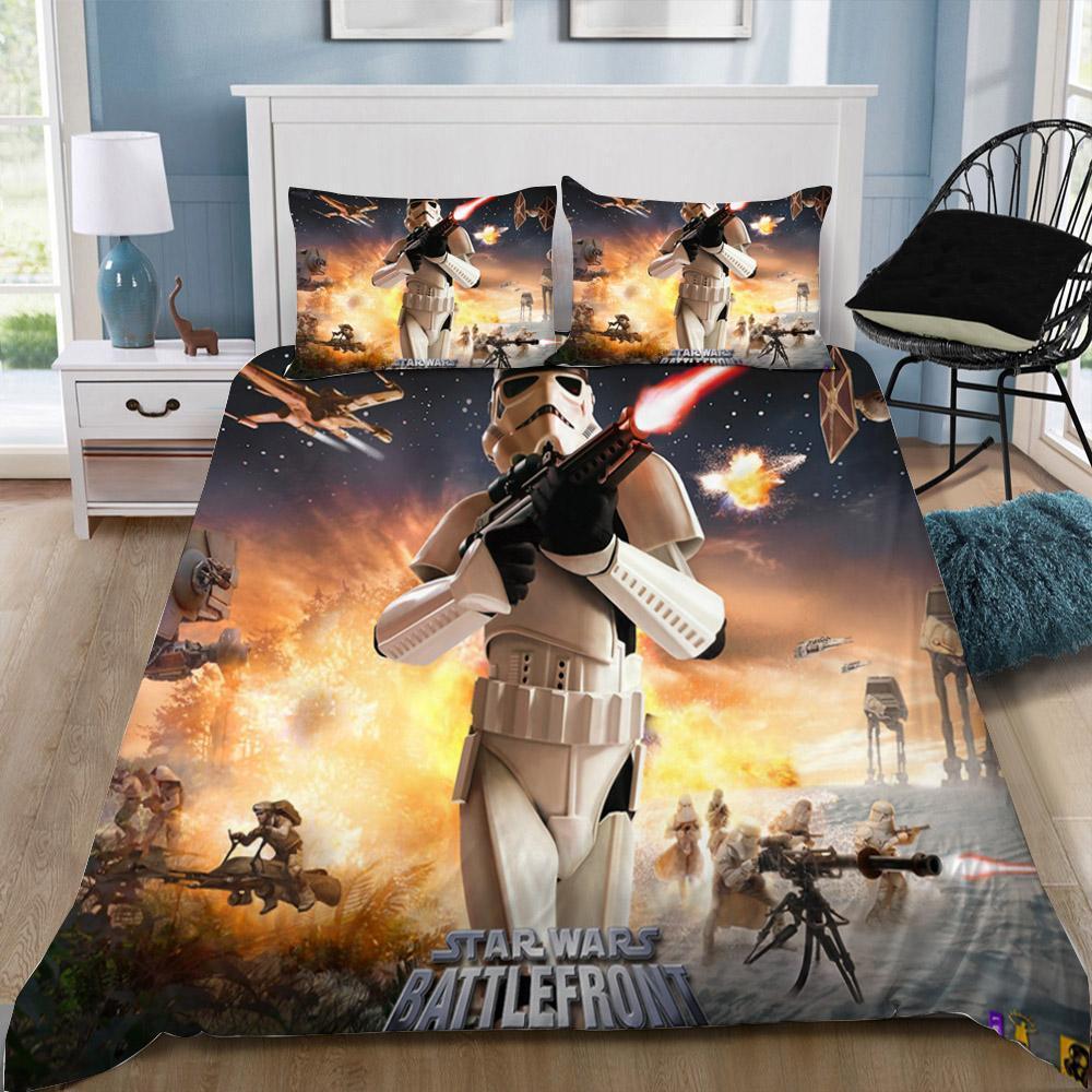 Star Wars 3D Customized Duvet Cover Bedding Set