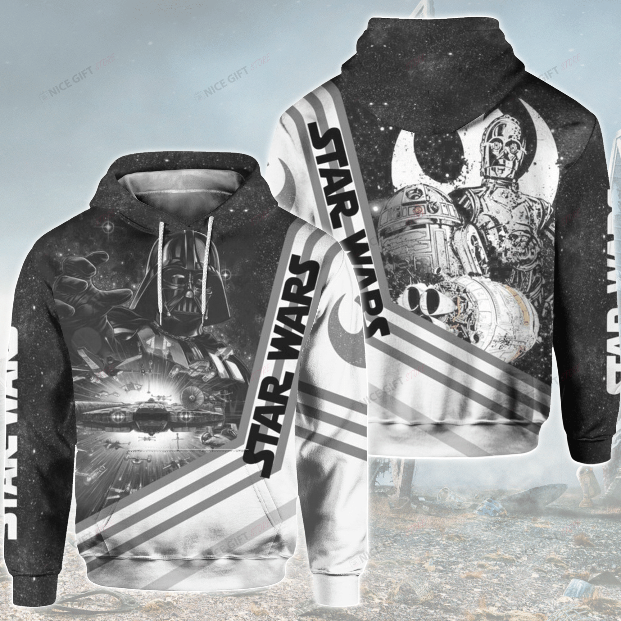 Star Wars 3D Hoodie Gift For Fans