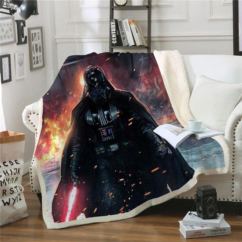 Star Wars 3d Throw Fleece Blanket