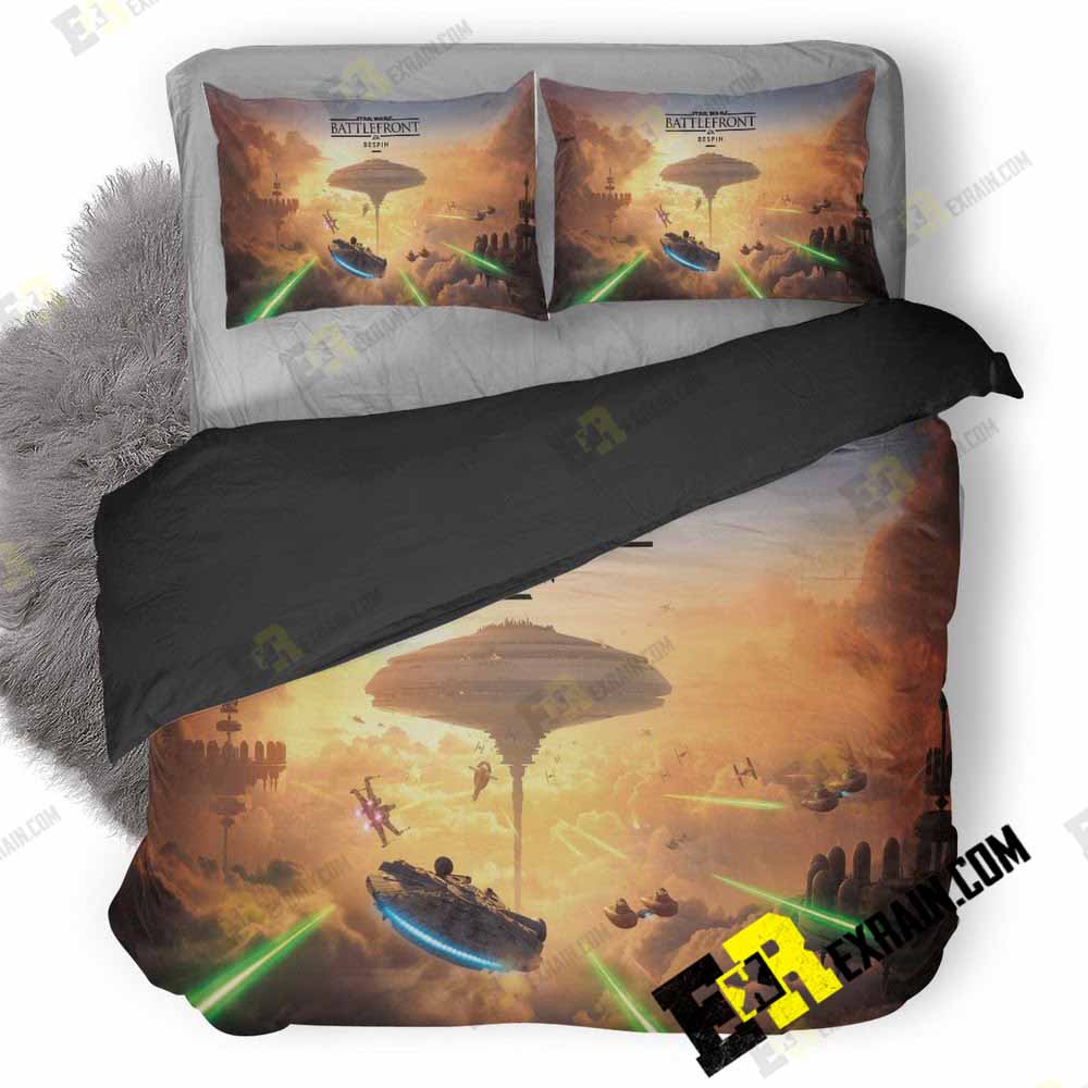 Star Wars Battlefront Bespin Key Art Lu 3D Customized Duvet Cover Bedding Set