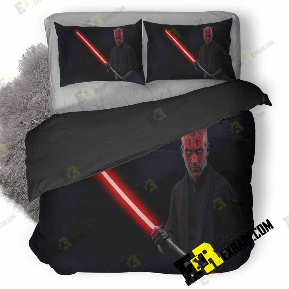 Star Wars Battlefront Darth Maul Qu 3D Customized Duvet Cover Bedding Set