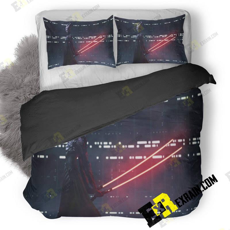 Star Wars Horns Woman Lightsaber Sci Fi 3D Customized Duvet Cover Bedding Set