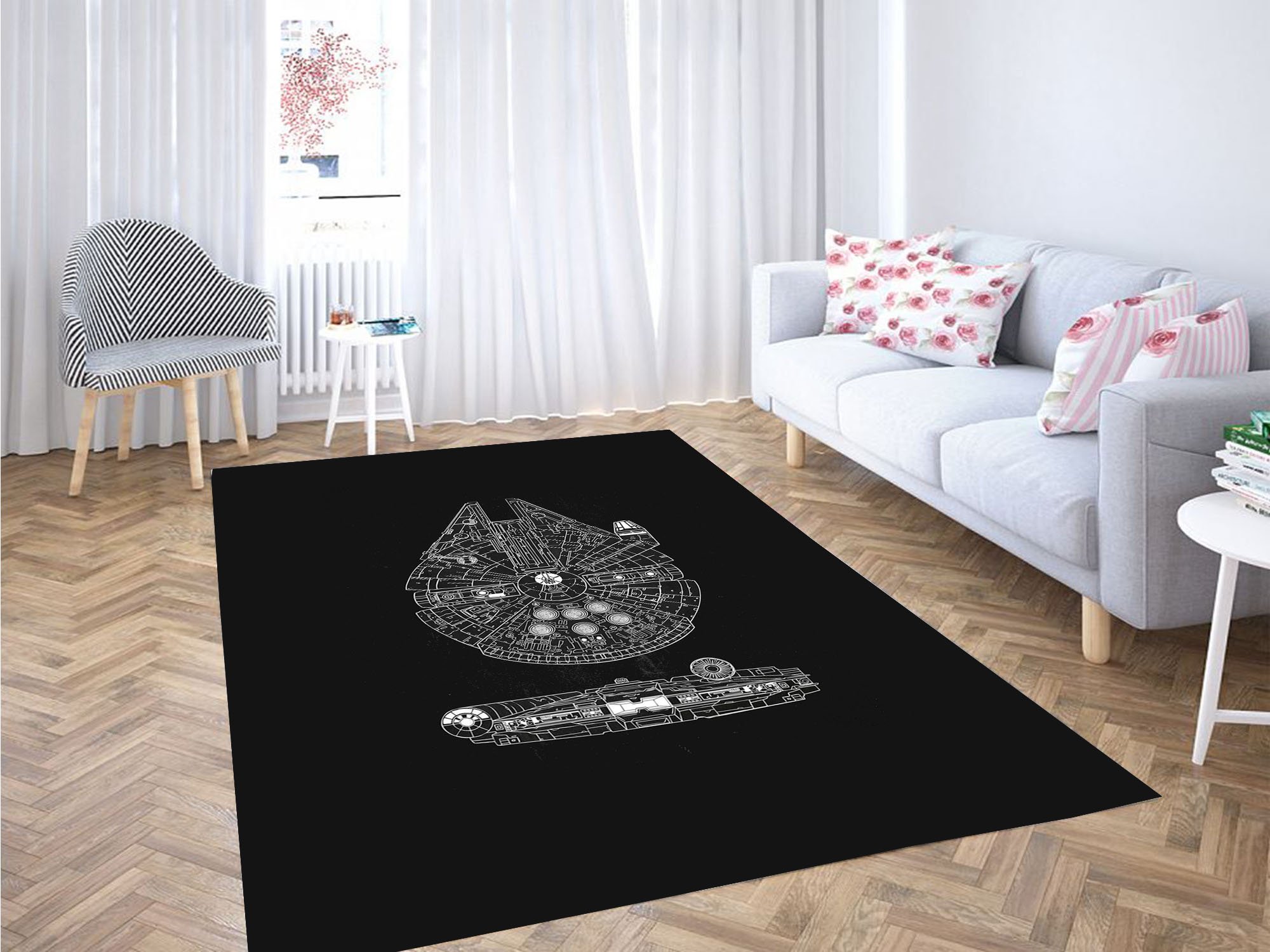 Star Wars Ship Carpet Rectangle Rug