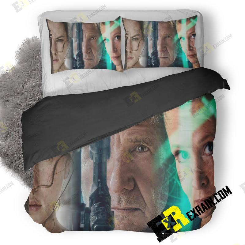 Star Wars The Force Awakens Cast Lo 3D Customized Duvet Cover Bedding Set