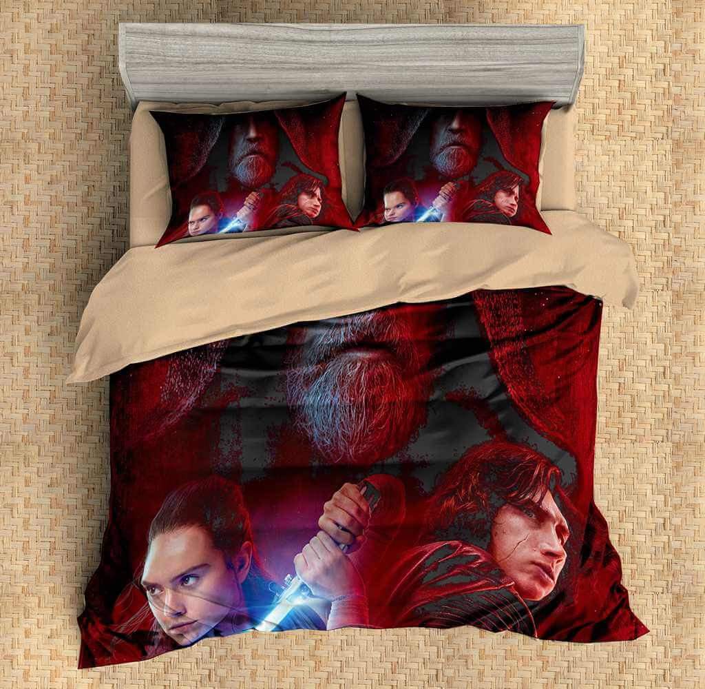 Star Wars The Last Jedi 10 3D Customized Duvet Cover Bedding Set