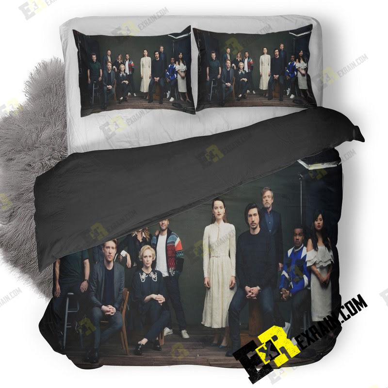 Star Wars The Last Jedi Cast Photoshoot Vanity Fair 3D Customized Duvet Cover Bedding Set