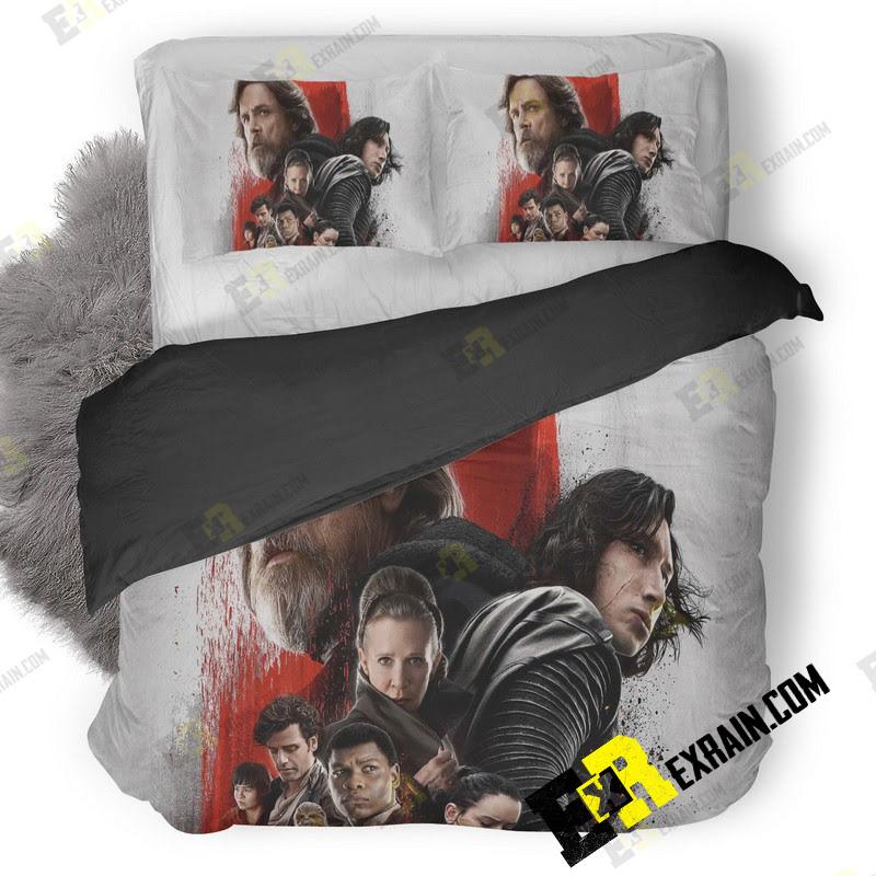 Star Wars The Last Jedi Imax Poster M8 3D Customized Duvet Cover Bedding Set