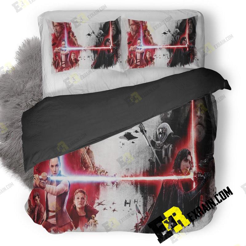 Star Wars The Last Jedi Poster Ph 3D Customized Duvet Cover Bedding Set