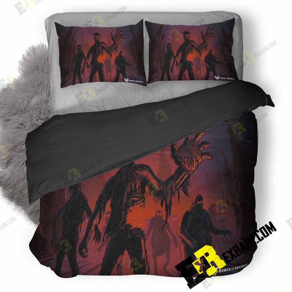 State Of Decay Illustration Ga 3D Customized Duvet Cover Bedding Set