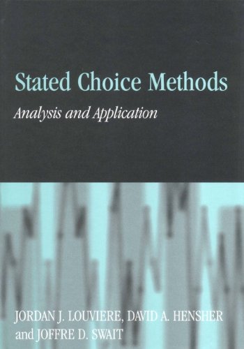 Stated Choice Methods: Analysis and Applications (PDF/EPUB Version)