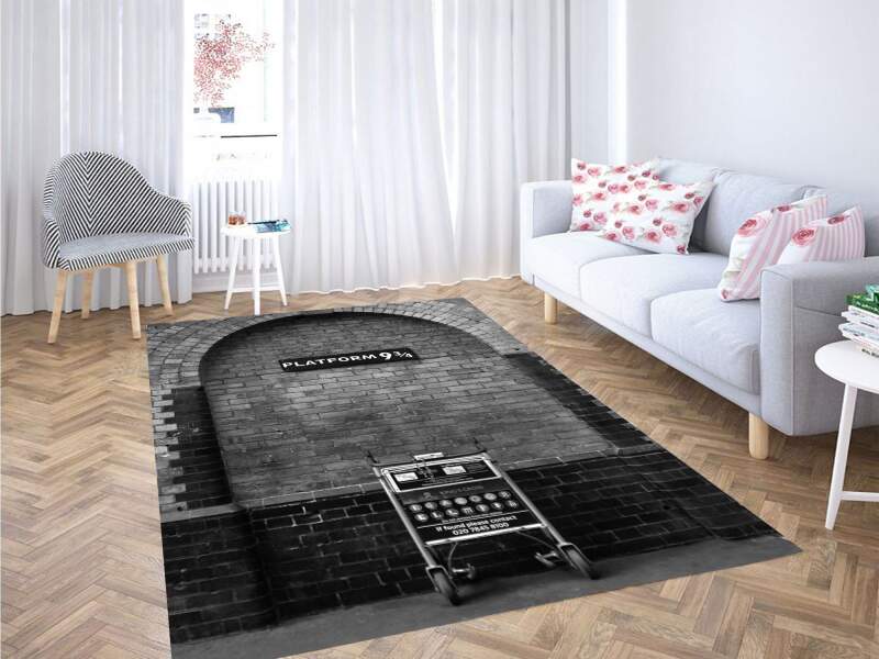 Station Harry Potter Portal Carpet Rectangle Rug