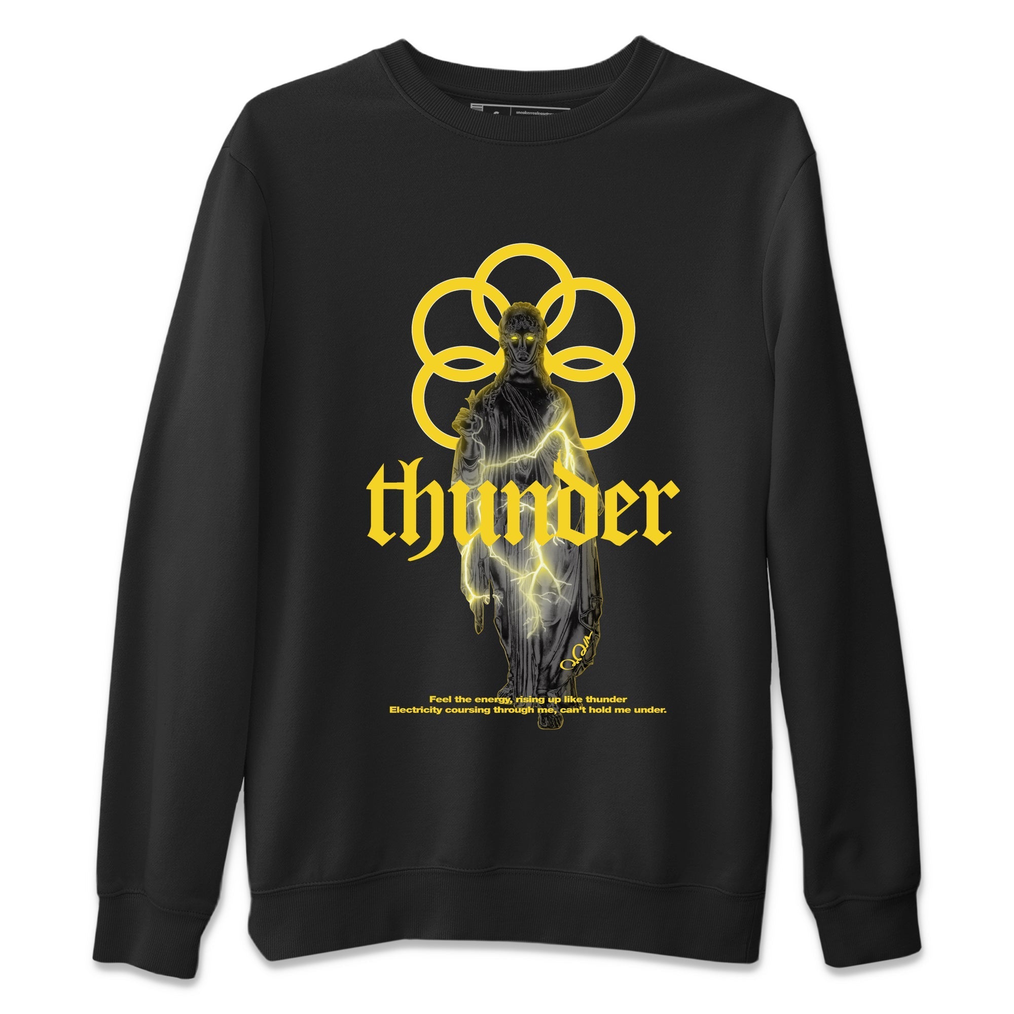 Statue Woman Unisex Sweater – Air Jordan 4 Thunder, Sneakers Matching Sweater