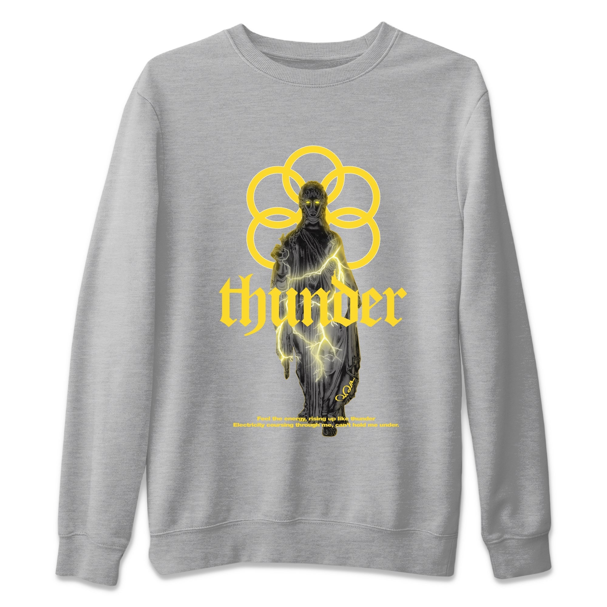 Statue Woman Unisex Sweater – Air Jordan 4 Thunder, Sneakers Matching Sweater