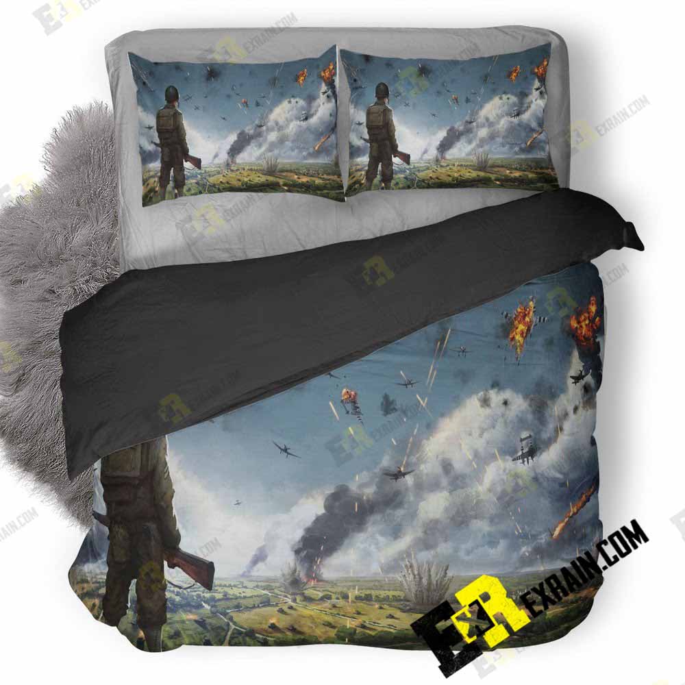 Steel Division Normandy 3D Customized Duvet Cover Bedding Set