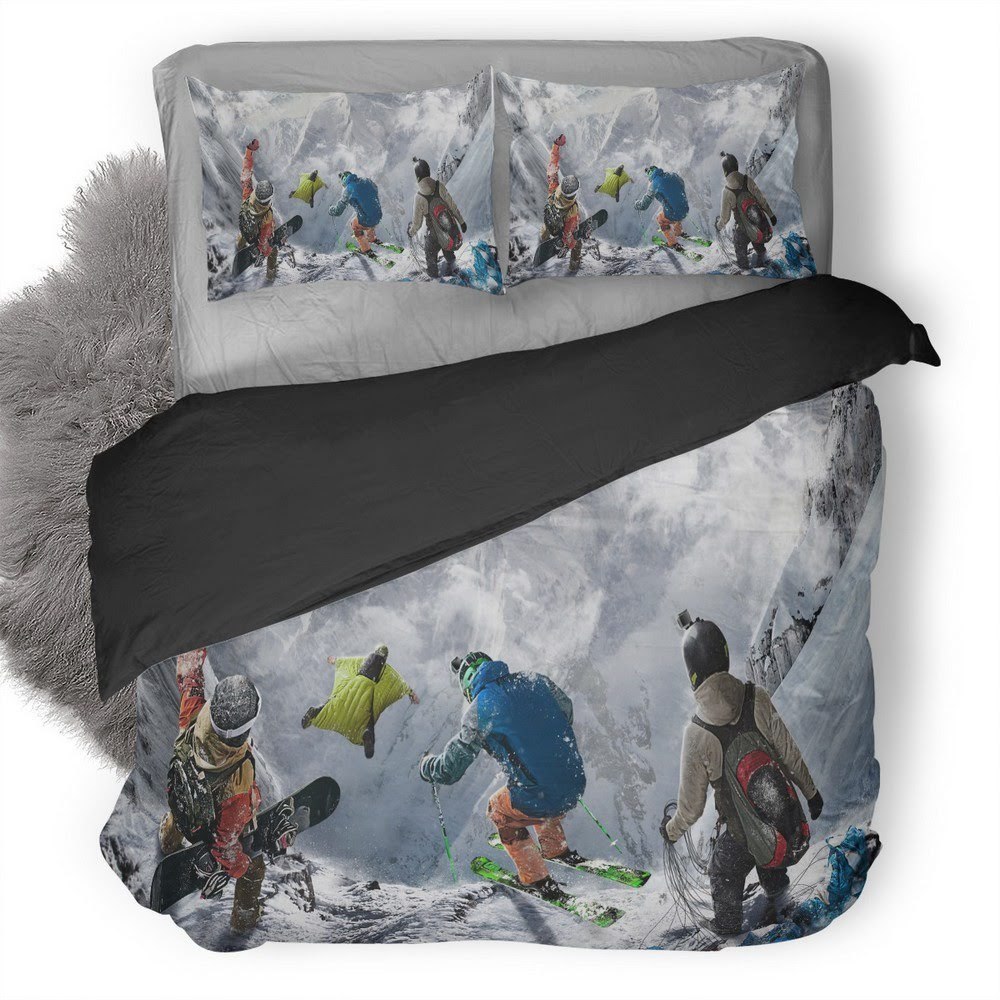Steep 3D Customized Duvet Cover Bedding Set