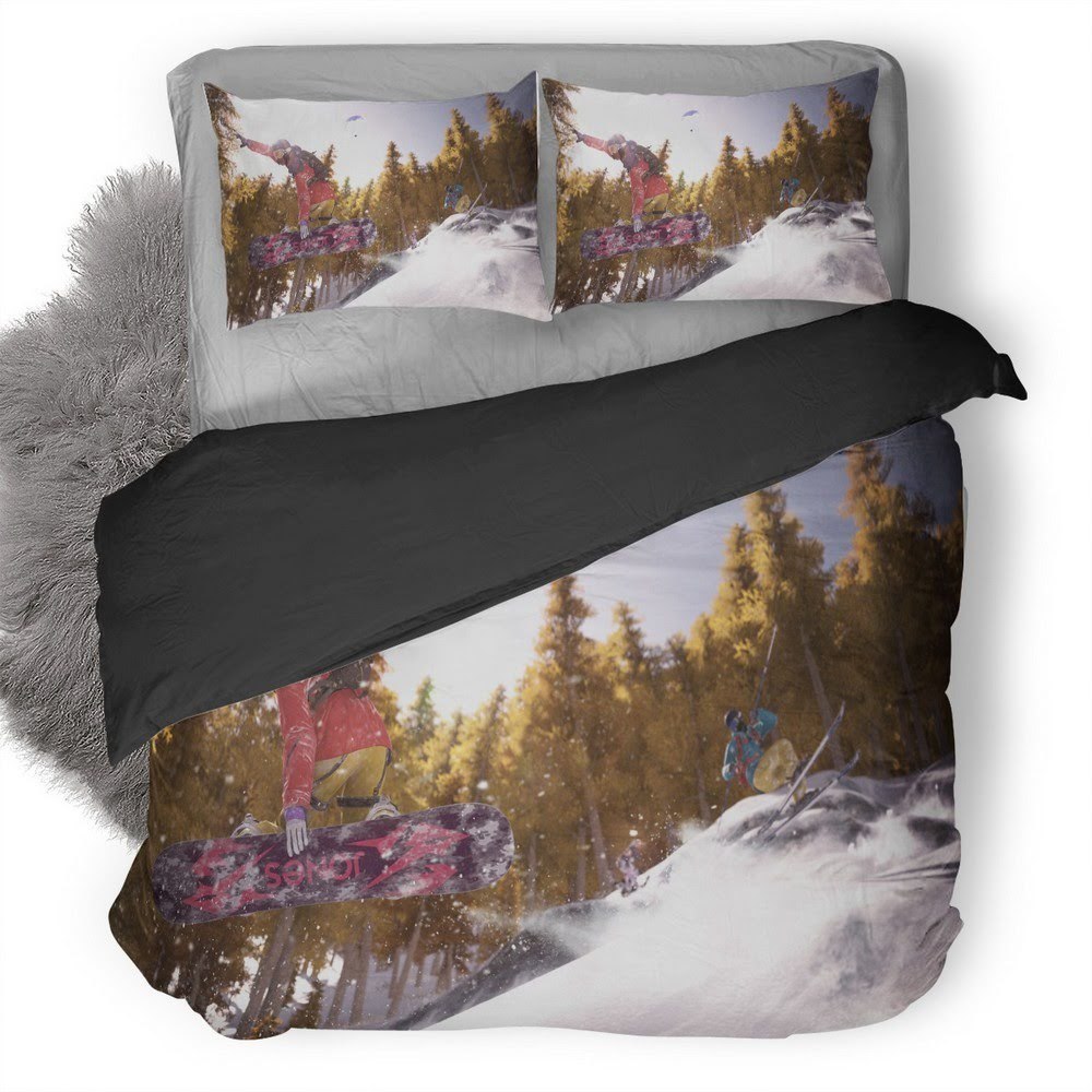 Steep 3D Customized Duvet Cover Bedding Set