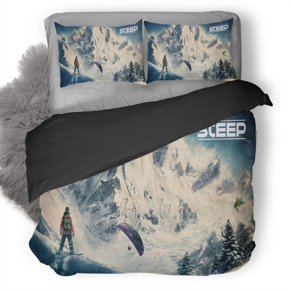 Steep 3D Customized Duvet Cover Bedding Set