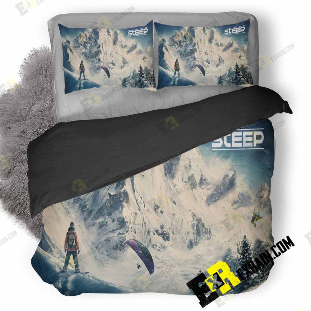 Steep Game Pic 3D Customized Duvet Cover Bedding Set