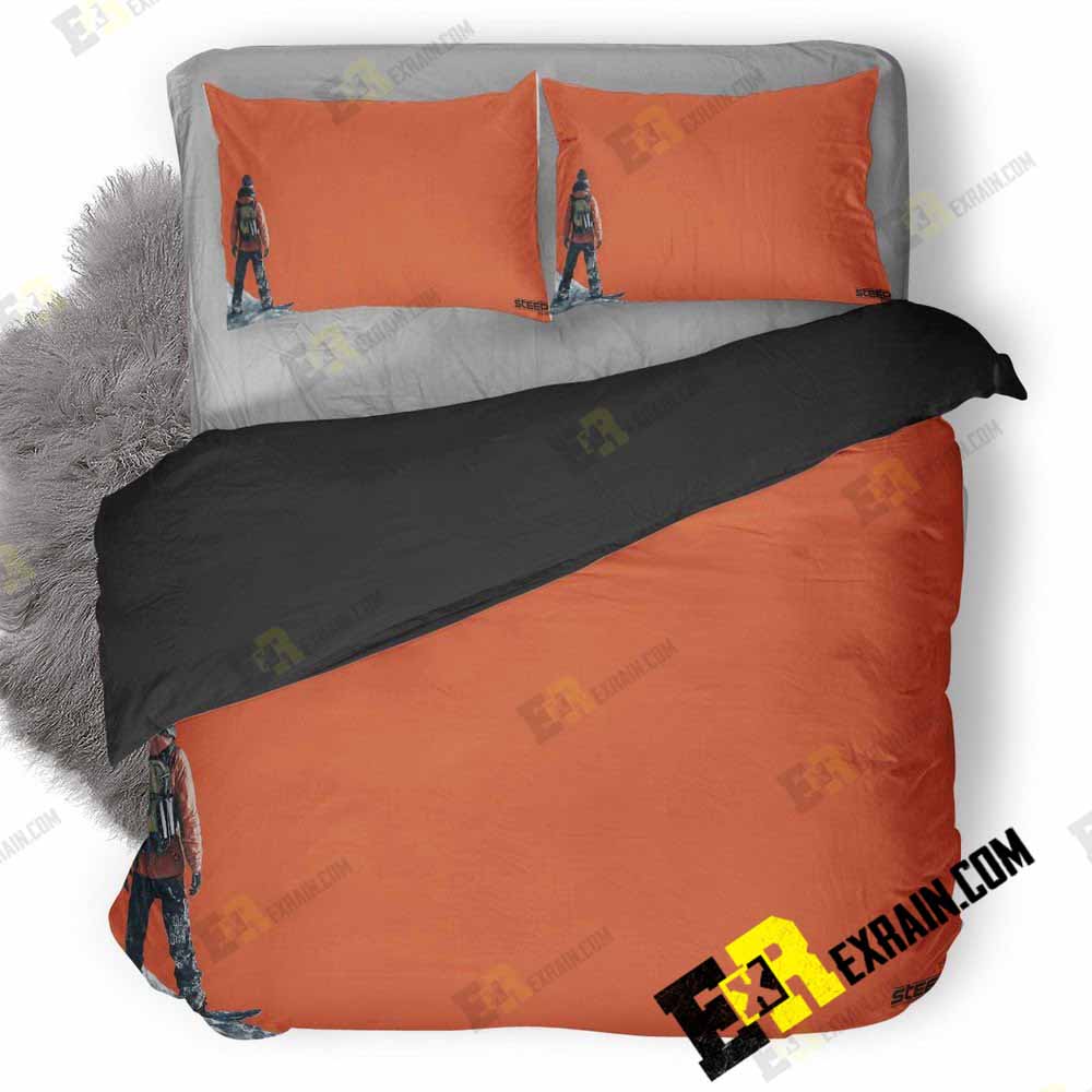 Steep Snowboard Game Po 3D Customized Duvet Cover Bedding Set