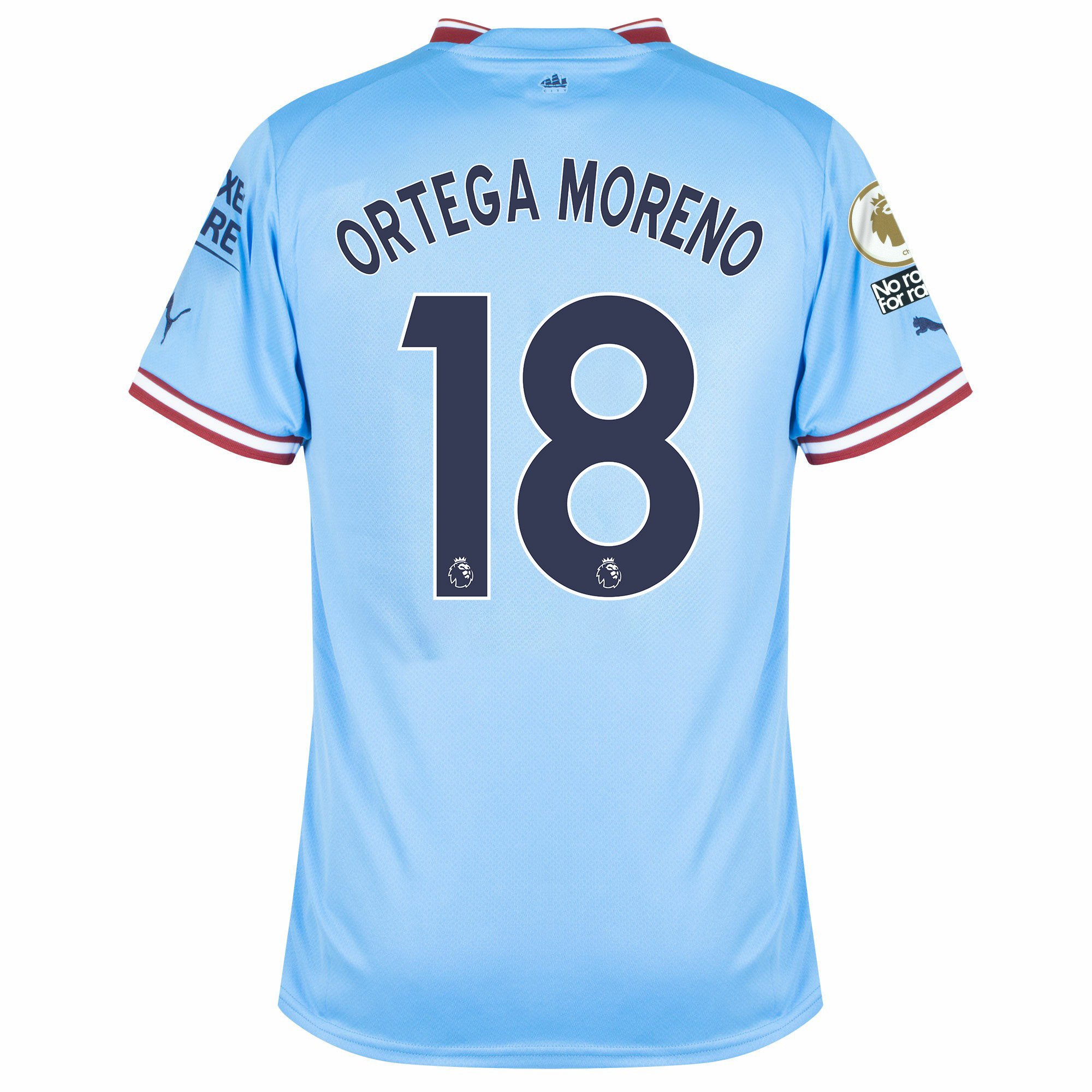 Stefan Ortega Moreno 18 Manchester City 2022-2023 Home Men Jersey – Sky Blue