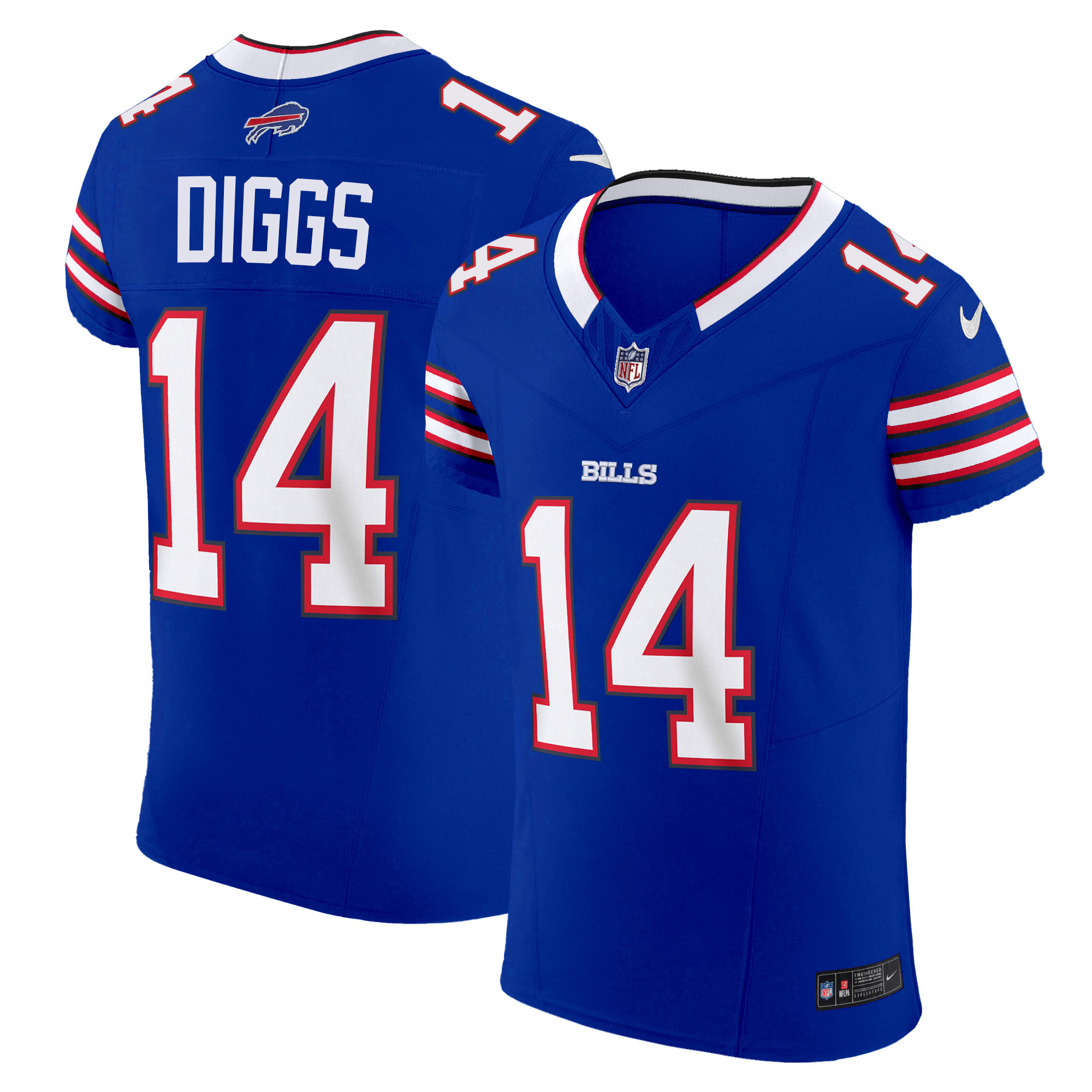 Stefon Diggs Men's Buffalo Bills Vapor Elite Royal Jersey - All Stitched 