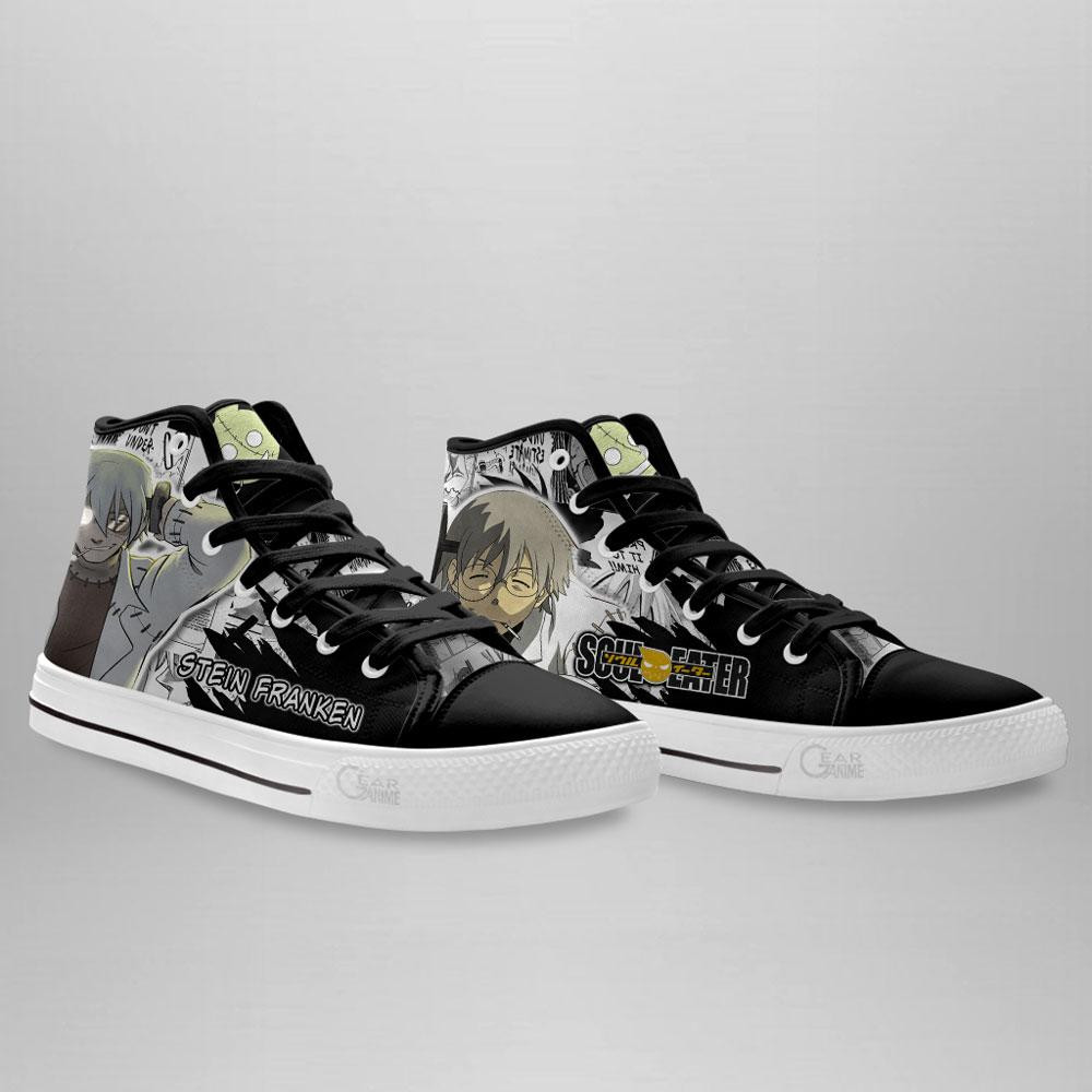 Stein Franken Academy High Top Shoes Custom Manga Anime Soul Eater Sneakers