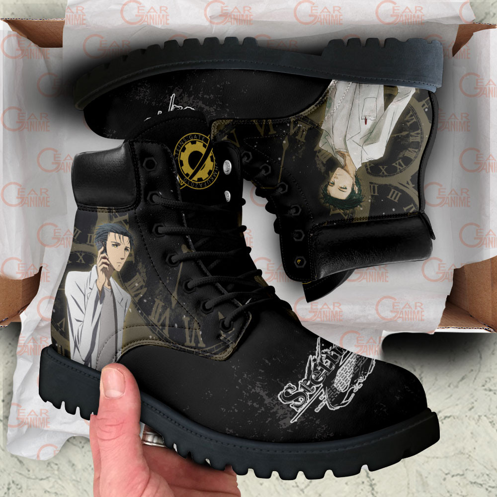 Steins Gate Rintarou Okabe Boots Anime Custom Shoes