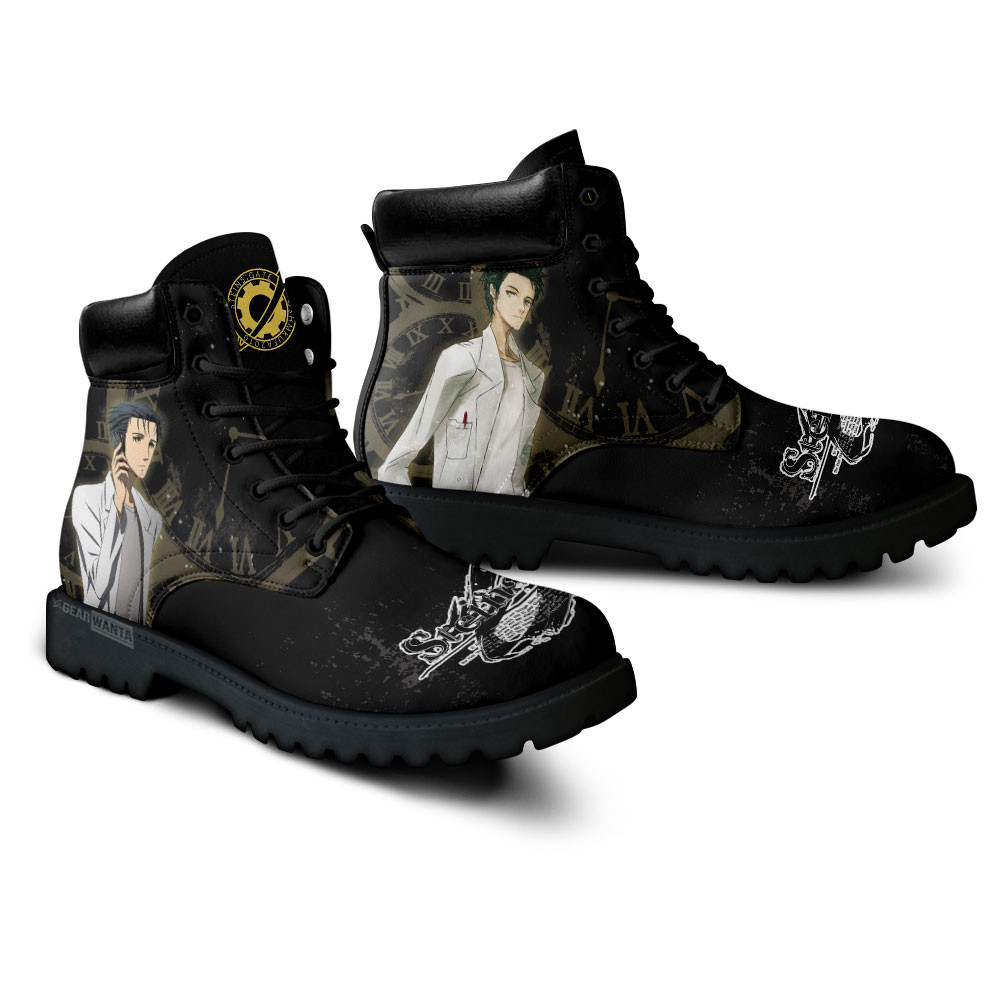 Steins Gate Rintarou Okabe Boots Anime Custom Shoes
