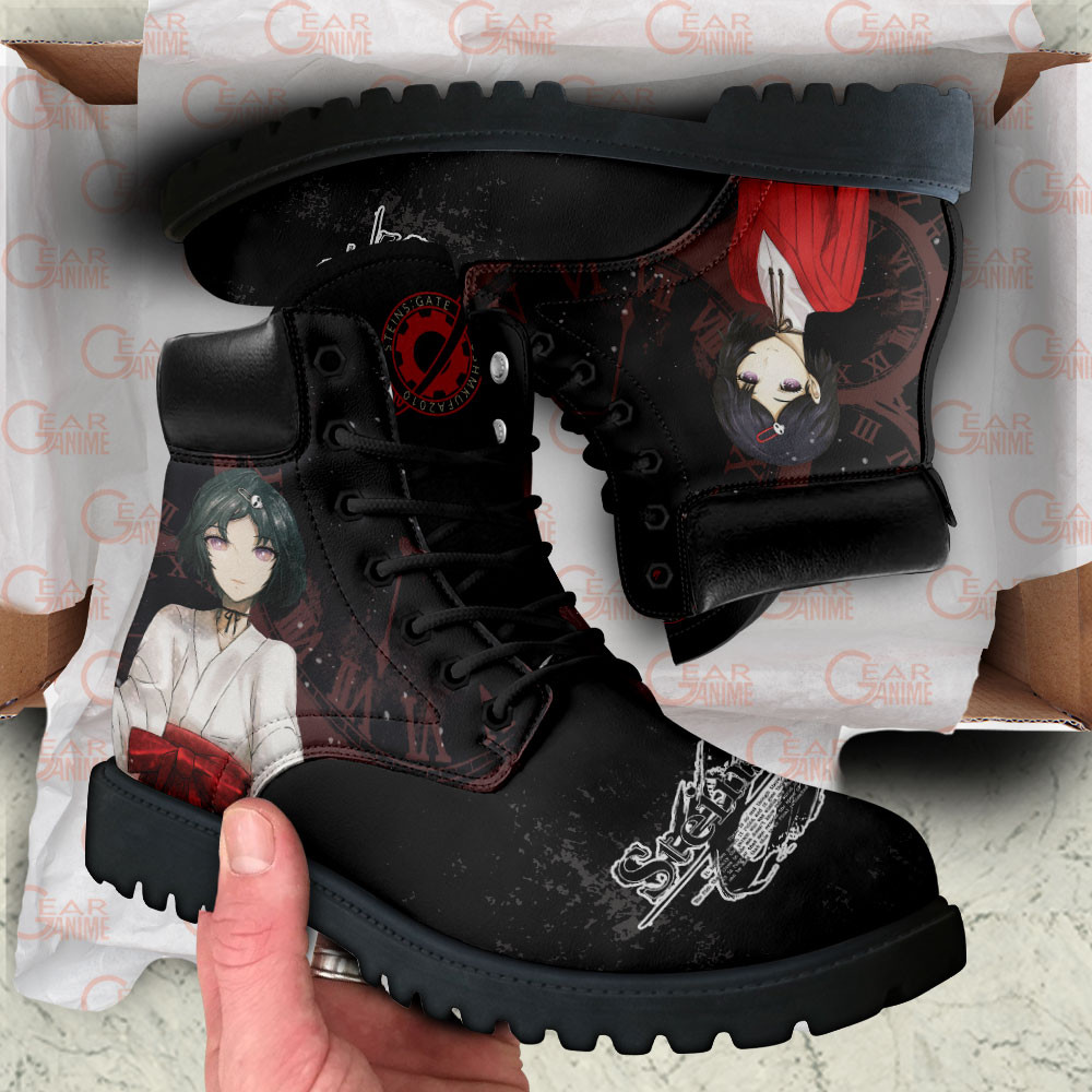 Steins Gate Ruka Urushibara Boots Anime Custom Shoes